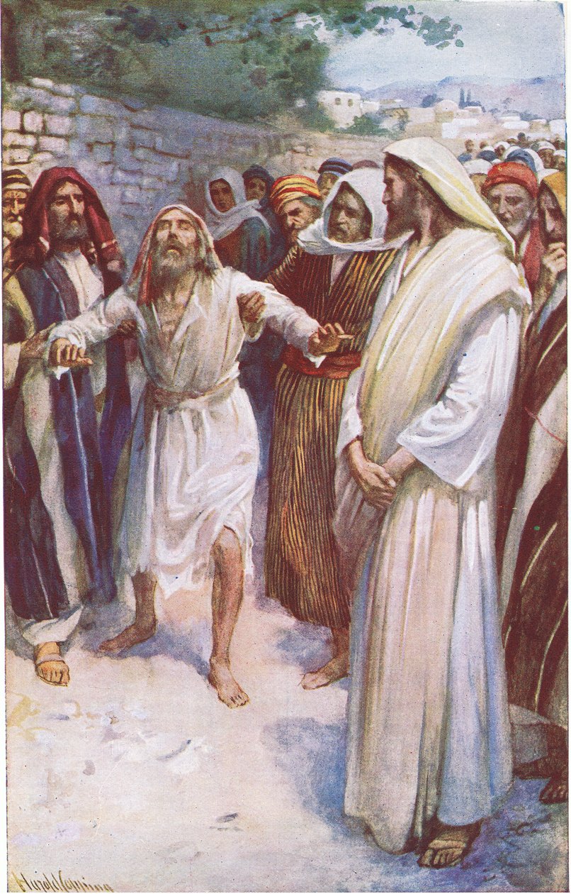 Bartimaeus, illustration from Harold Copping Pictures: The Crown Series by Harold Copping