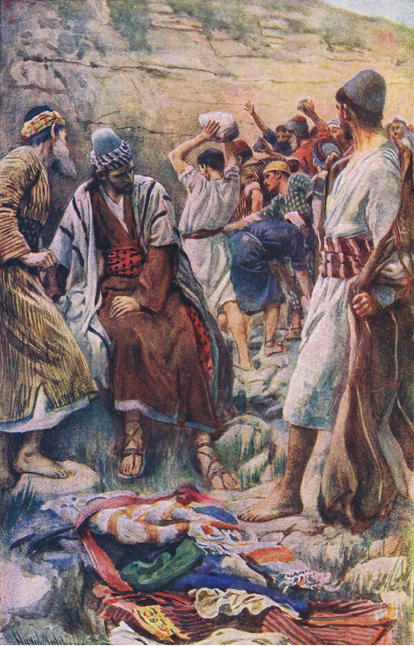 Der Tod des Stephanus, Illustration aus Harold Copping Bilder: Die ...