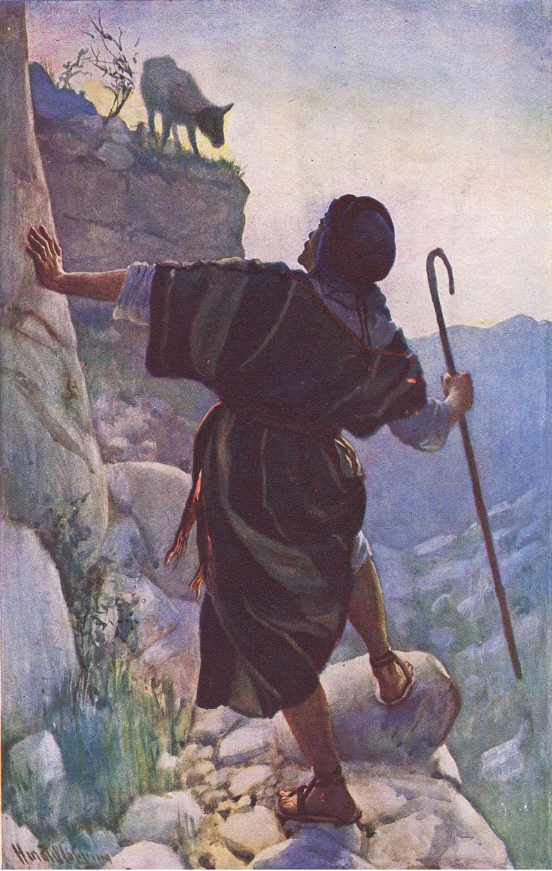 The lost sheep, illustration from Harold Copping Pictures: The Crown ...