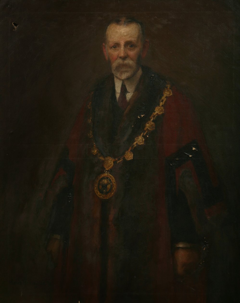 Alderman A. K. Barnett (c.1914) by Harold Harvey
