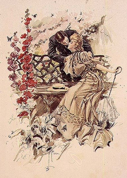 Gathering Honey by Harrison Fisher