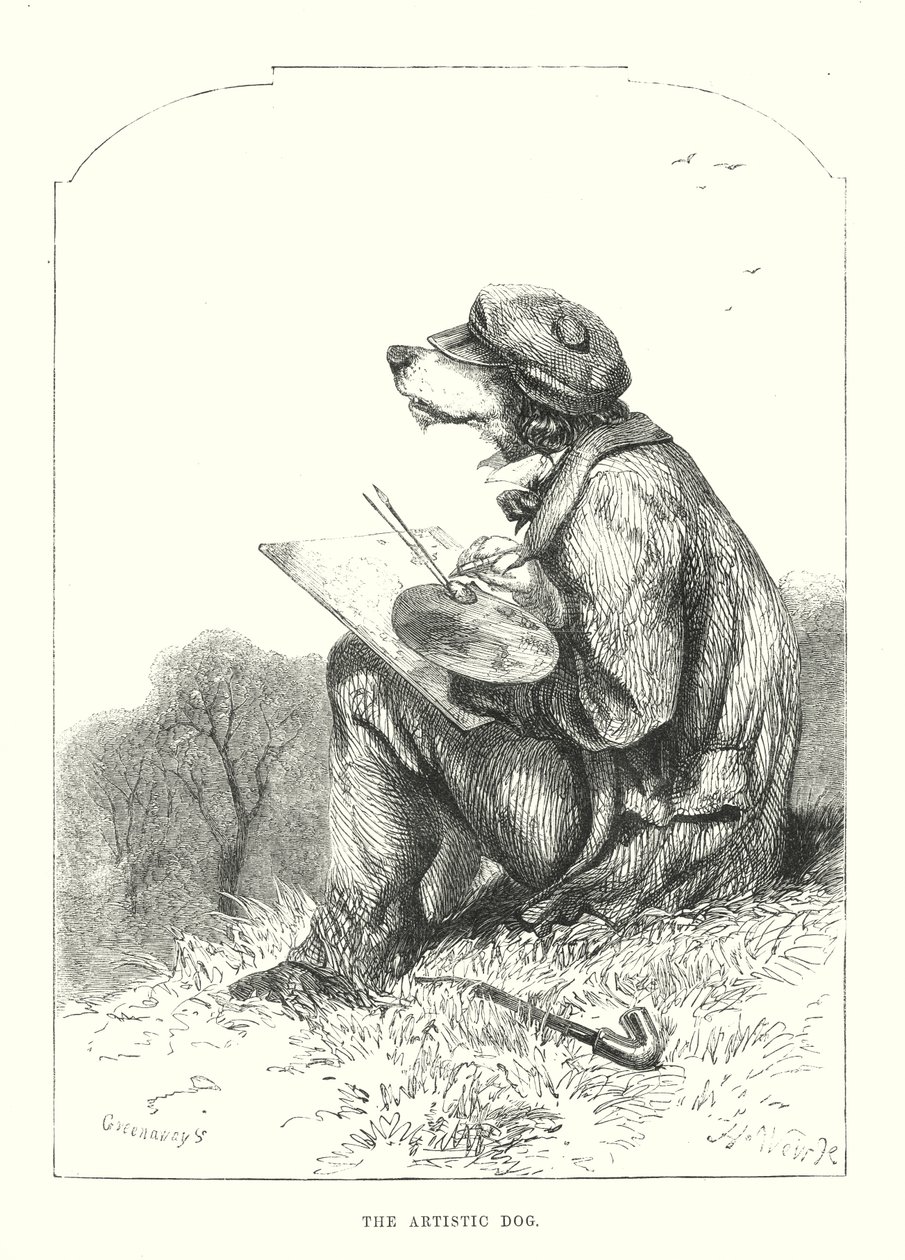 Funny Dogs: The Artistic Dog by Harrison William Weir