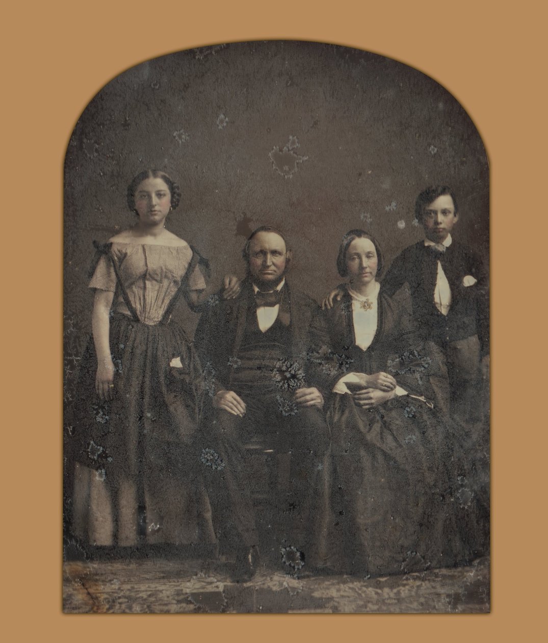 Group Portrait of an Unidentified Family by Harrison and Hill
