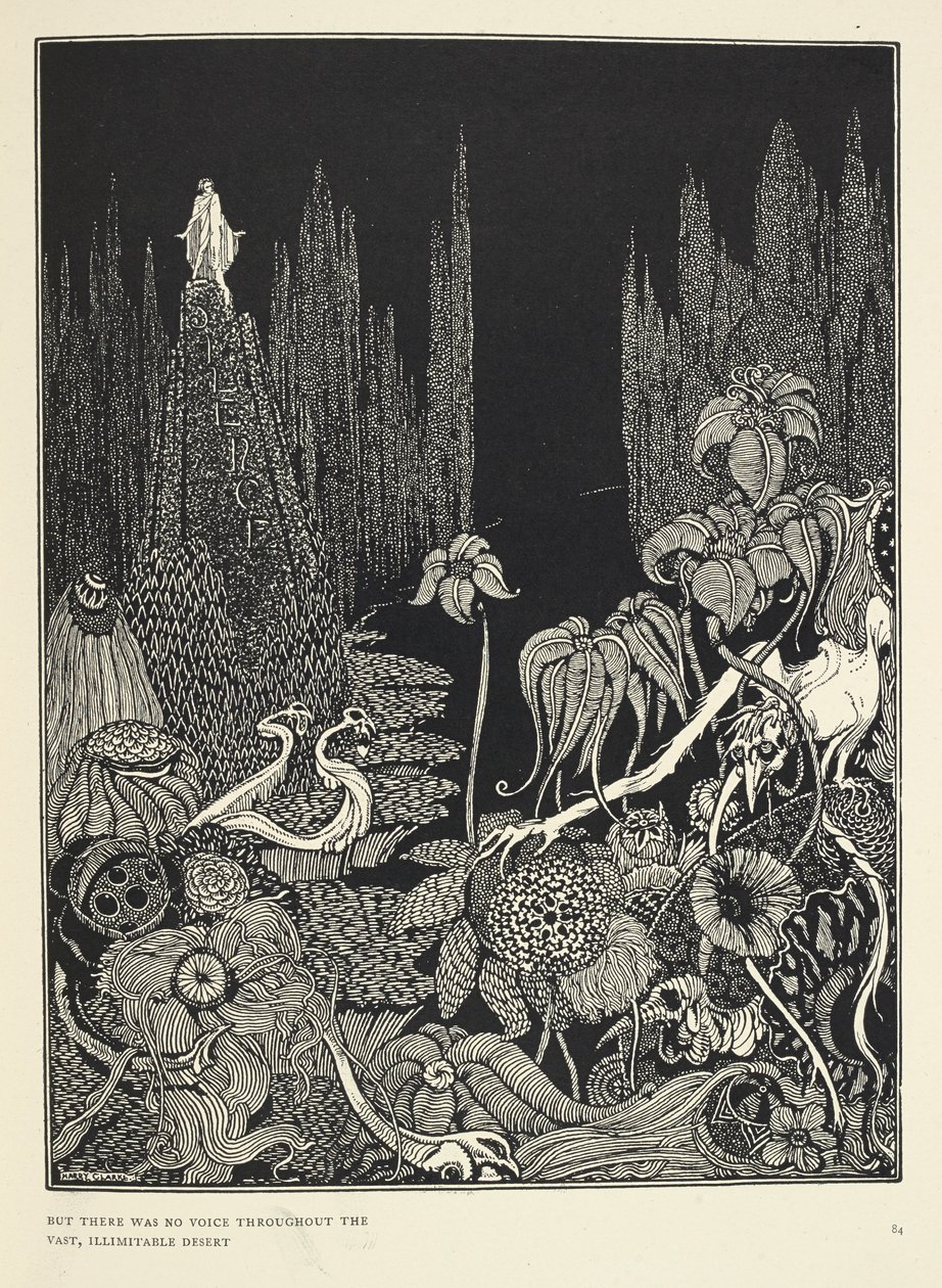 But There Was No Voice Throughout the Vast Illimitable Desert (Illustration for 