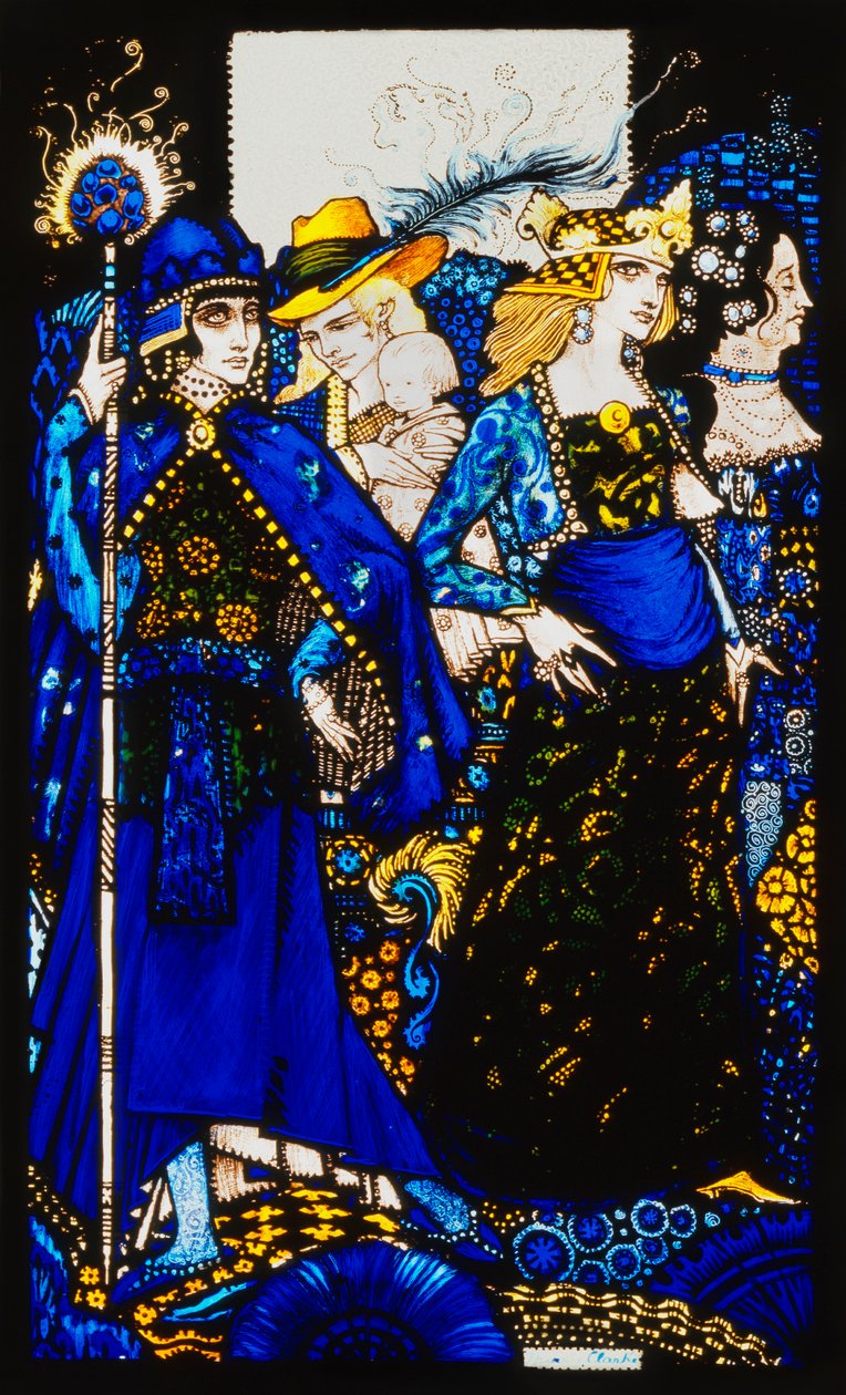 The Queens of Sheba, Meath and Connaught by Harry Clarke