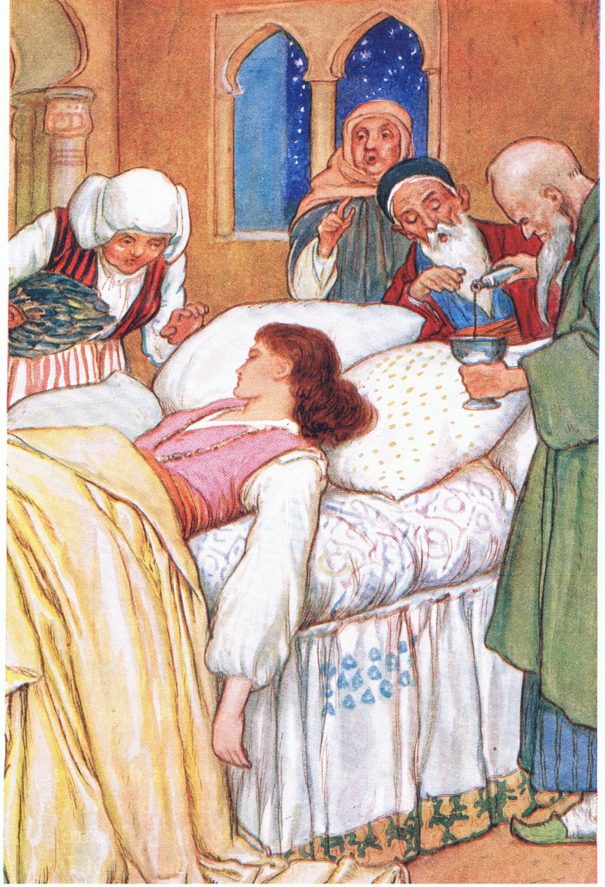 Princess Aldebonda and her Physicians (from the story 