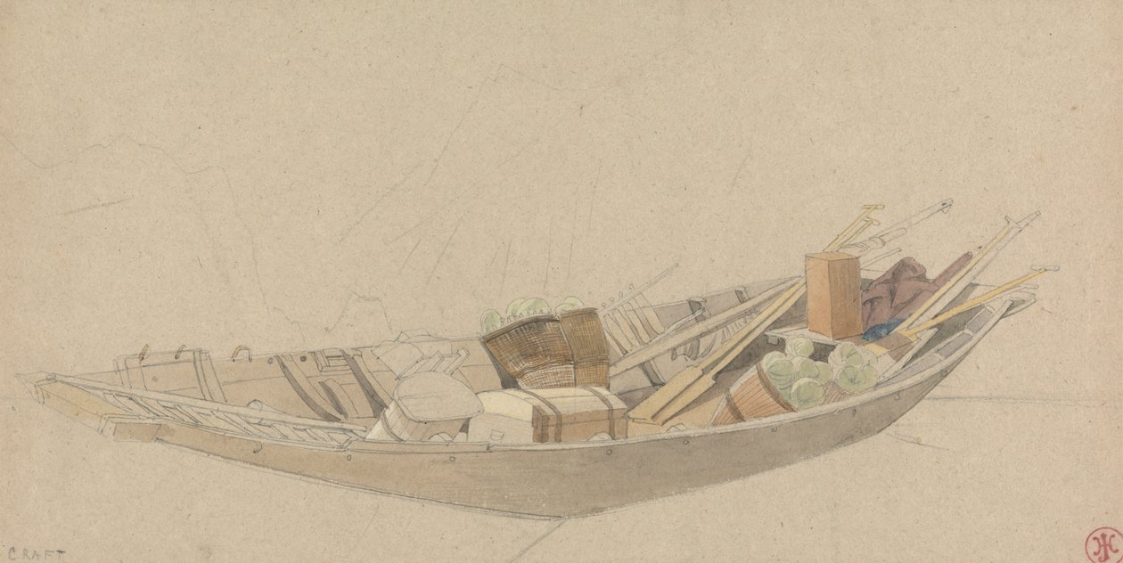 A Laden Boat by Harry John Johnson