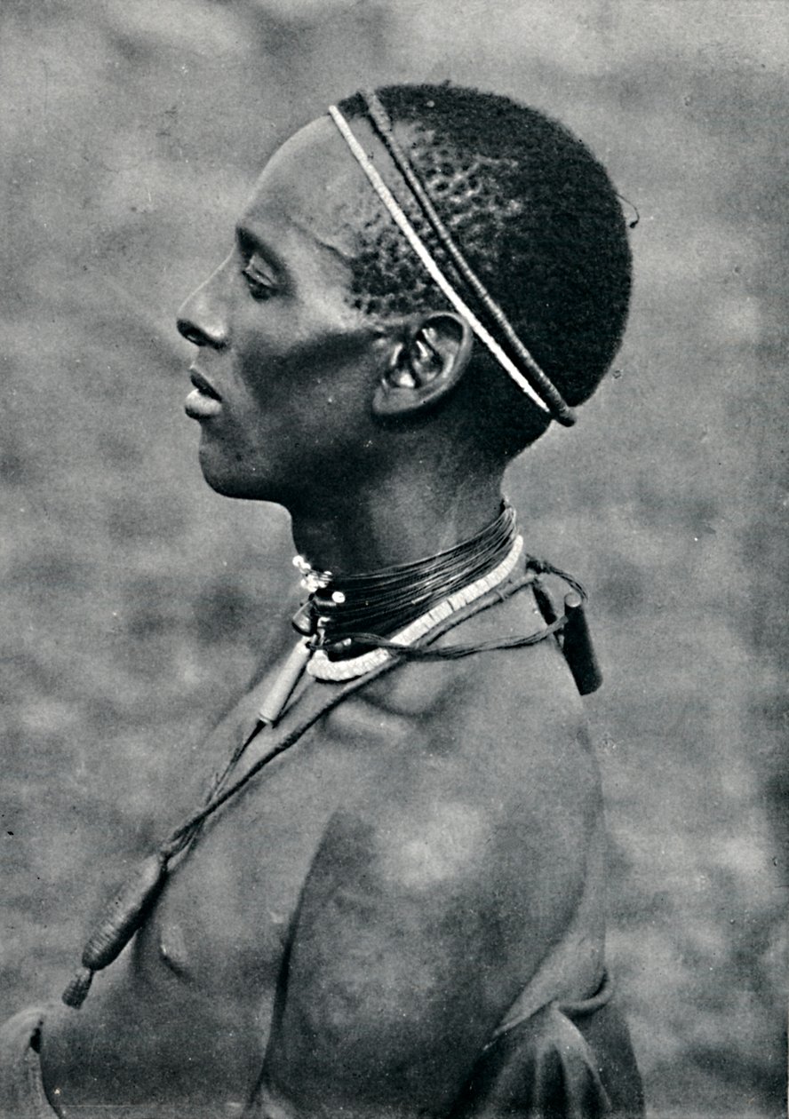A Hima from Mpororo, Equatorial Africa, West of the Victoria Nyanza by Harry Johnston