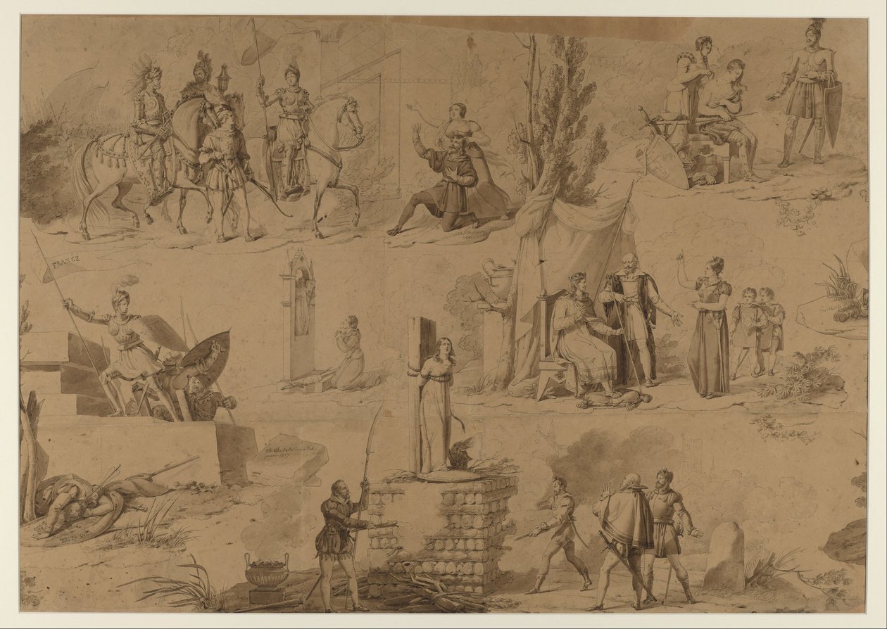 Six Scenes from the Life of Joan of Arc by Hartmann et Fils Manufactory