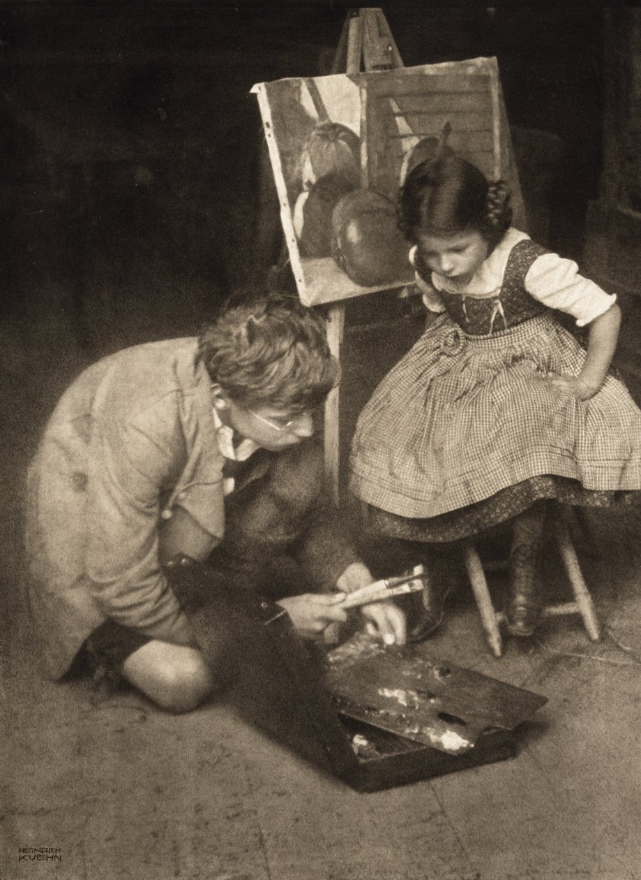 Walter and Lotte at the Easel by Heinrich Kuhn