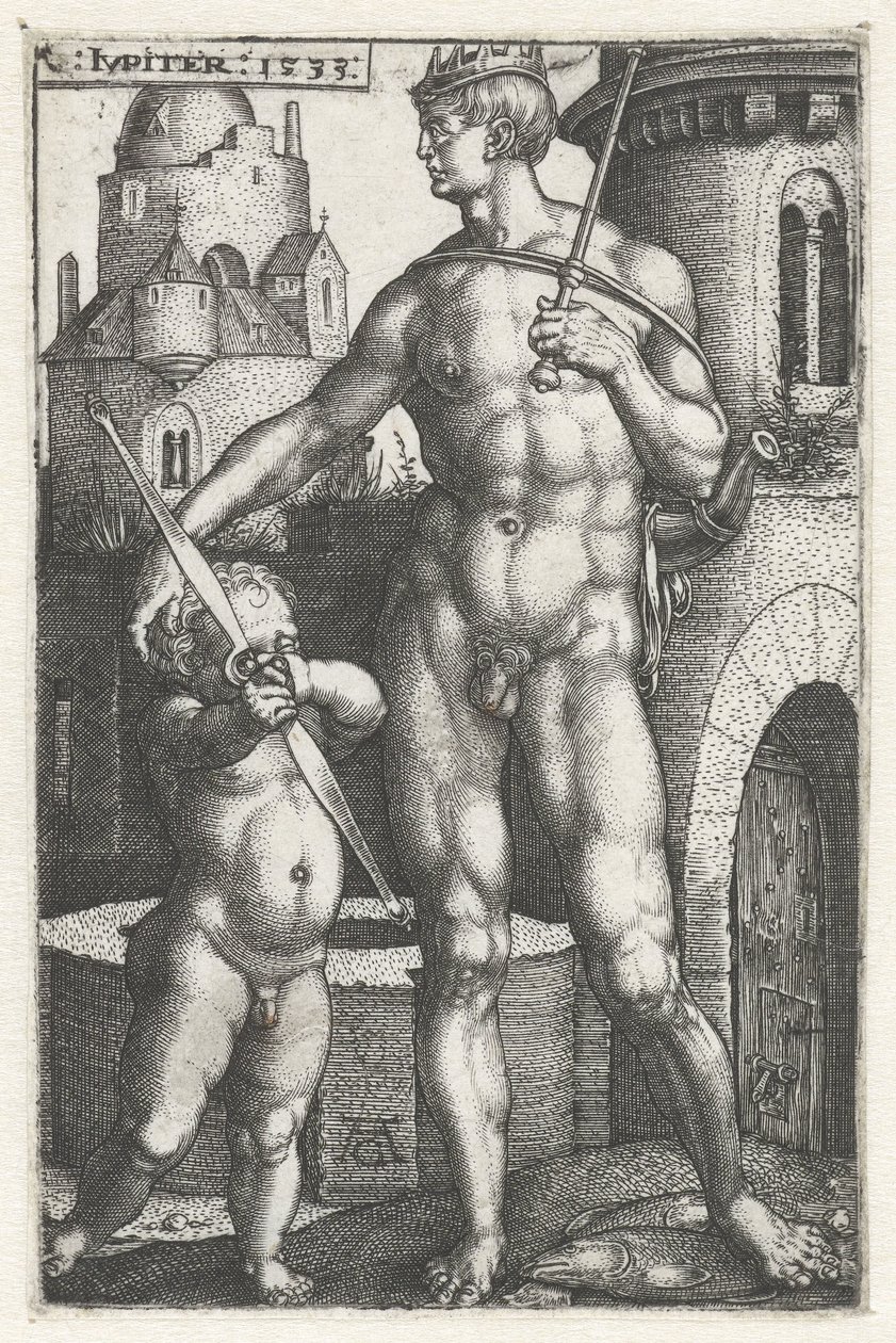 Jupiter by Heinrich Aldegrever