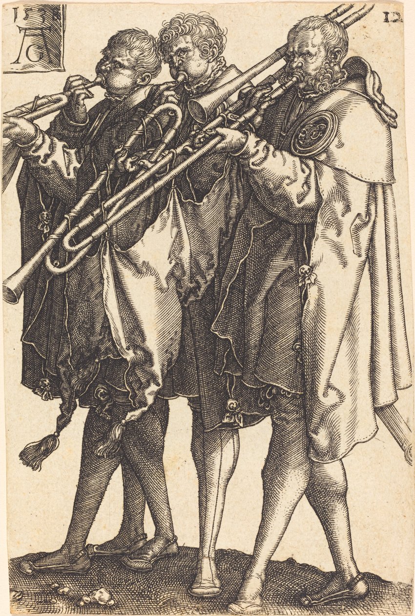 Large Wedding Dancers, 1538 by Heinrich Aldegrever