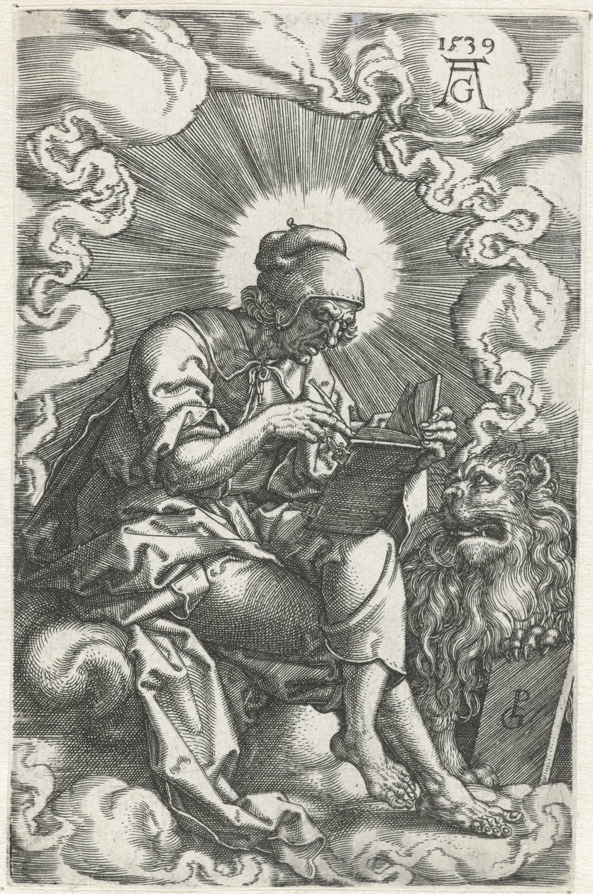 Mark (Four Evangelists series) by Heinrich Aldegrever