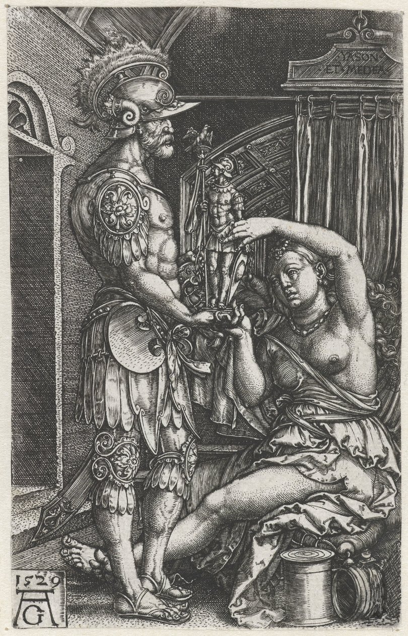 Medea Giving a Statue to Jason by Heinrich Aldegrever