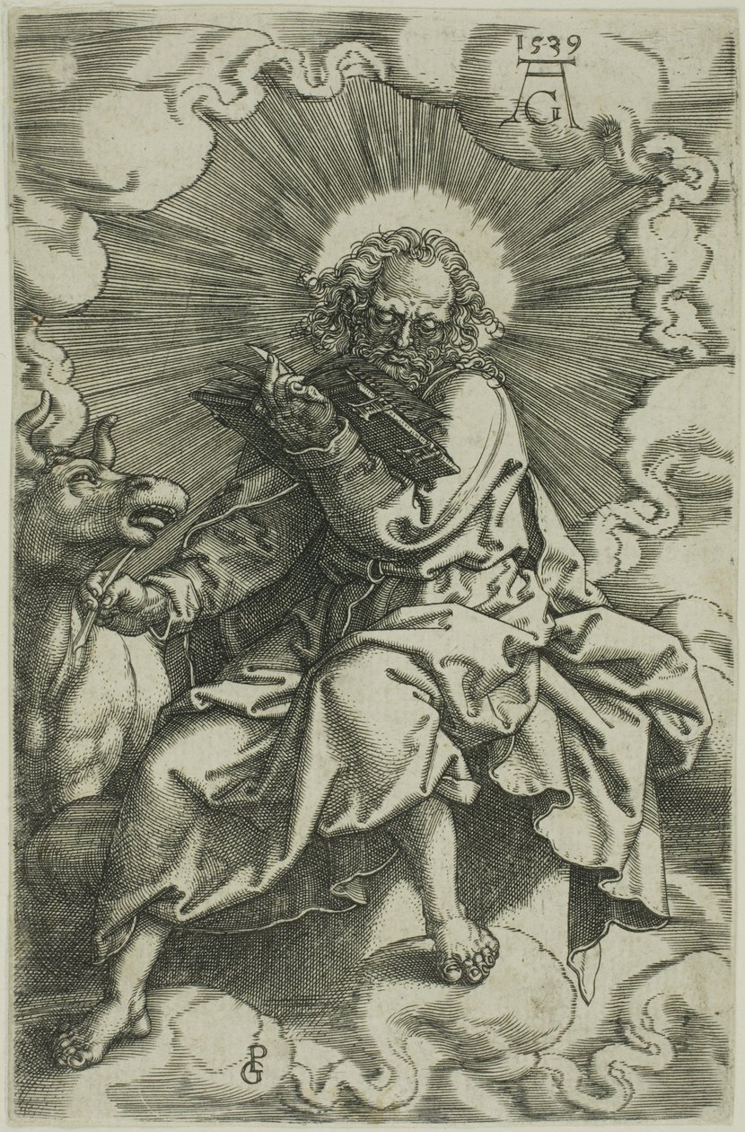 St. Luke, from The Four Evangelists by Heinrich Aldegrever