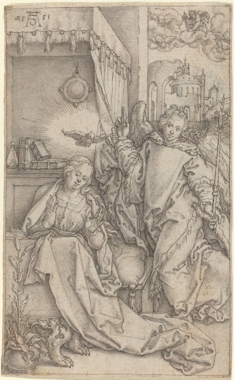 The Annunciation by Heinrich Aldegrever