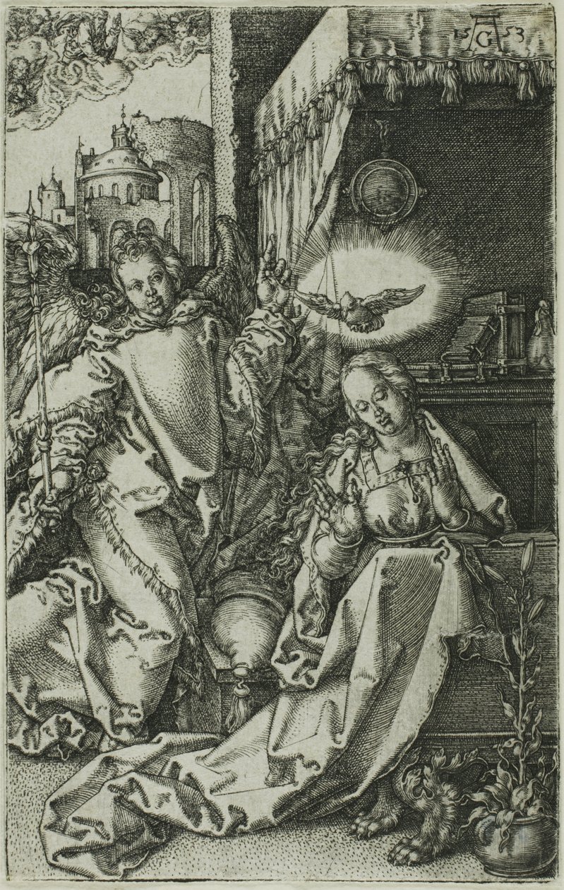 The Annunciation by Heinrich Aldegrever