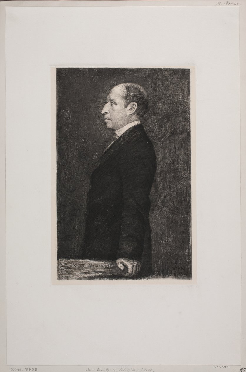 Karl Mantzius by Heinrich Dohm