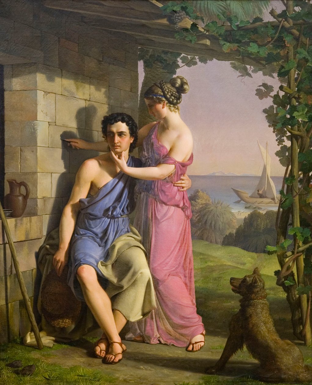 The Origin of Painting by Heinrich Eddelien