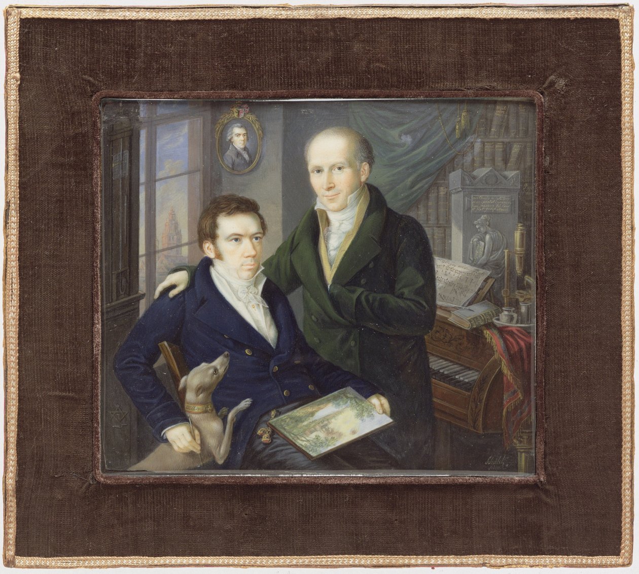 Joseph and Karl August von Klein by Heinrich Franz Schalck