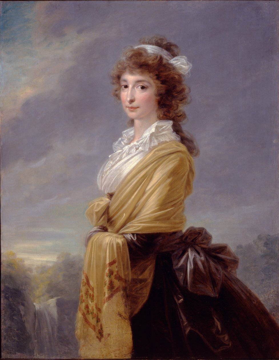 Portrait of Countess Elisabeth von Thun-Hohenstein by Heinrich Friedrich Füger