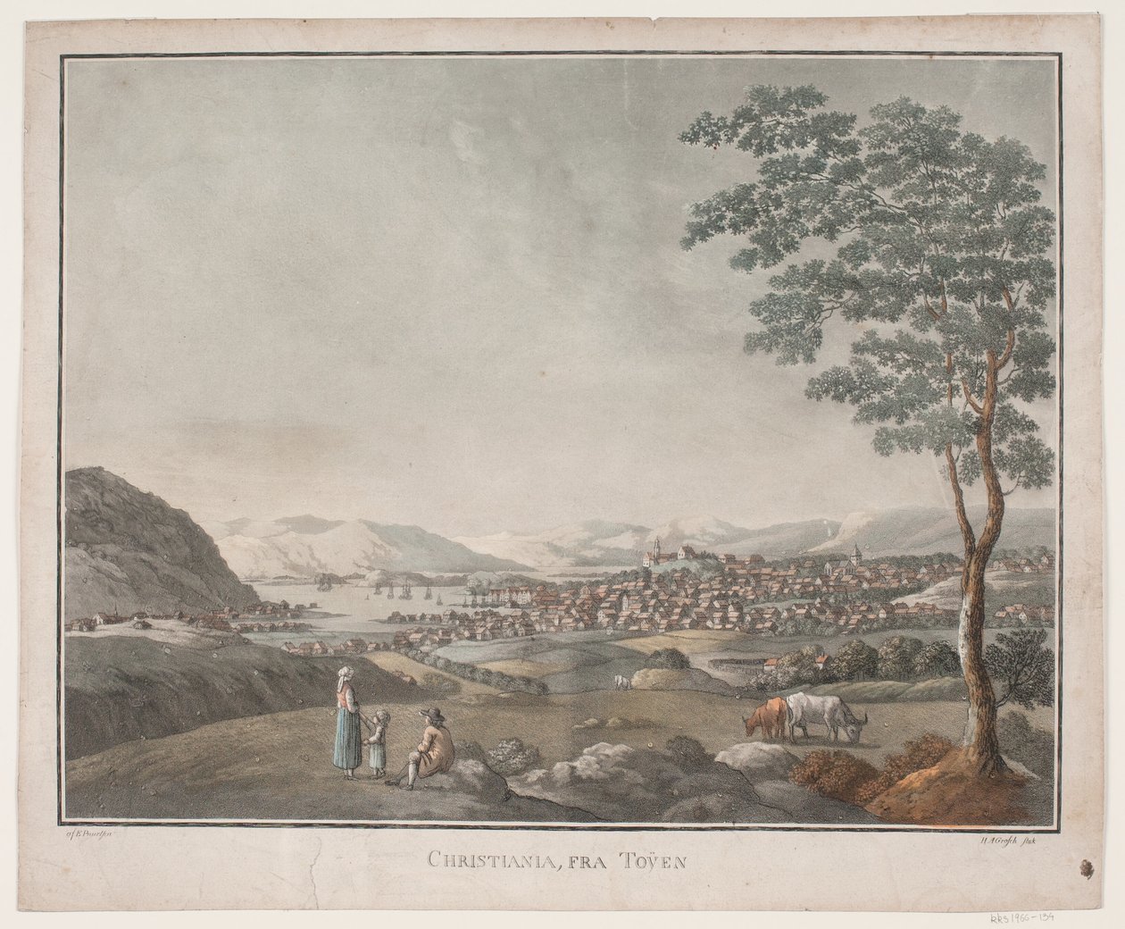 Christiania, from Tøyen by Heinrich Grosch