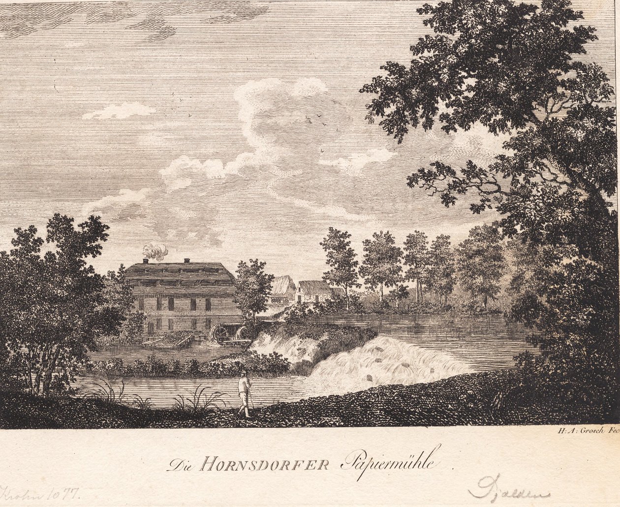 The Hornsdorf Paper Mill by Heinrich Grosch