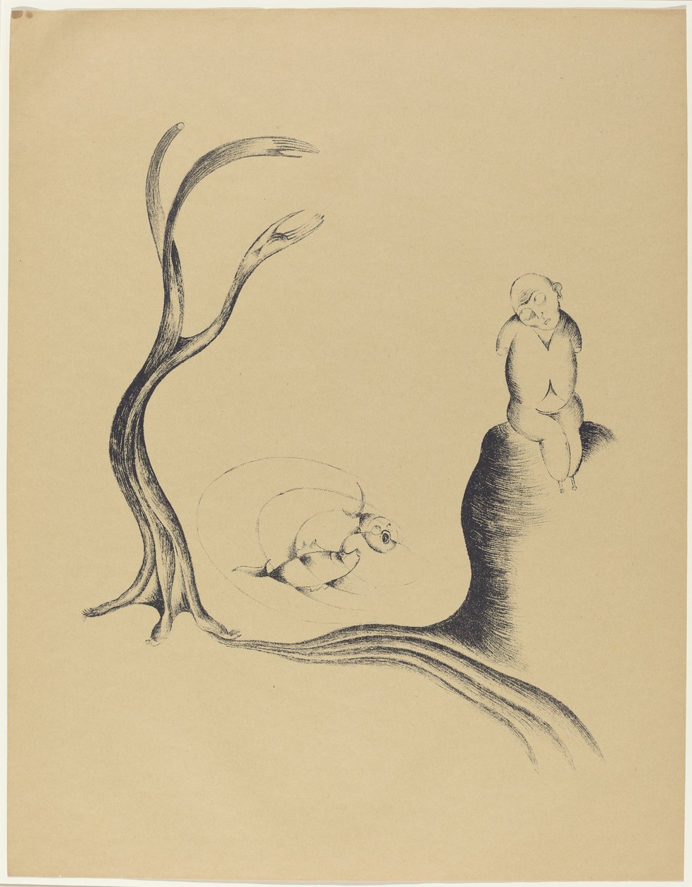 The Tree of Longing by Heinrich Hoerle
