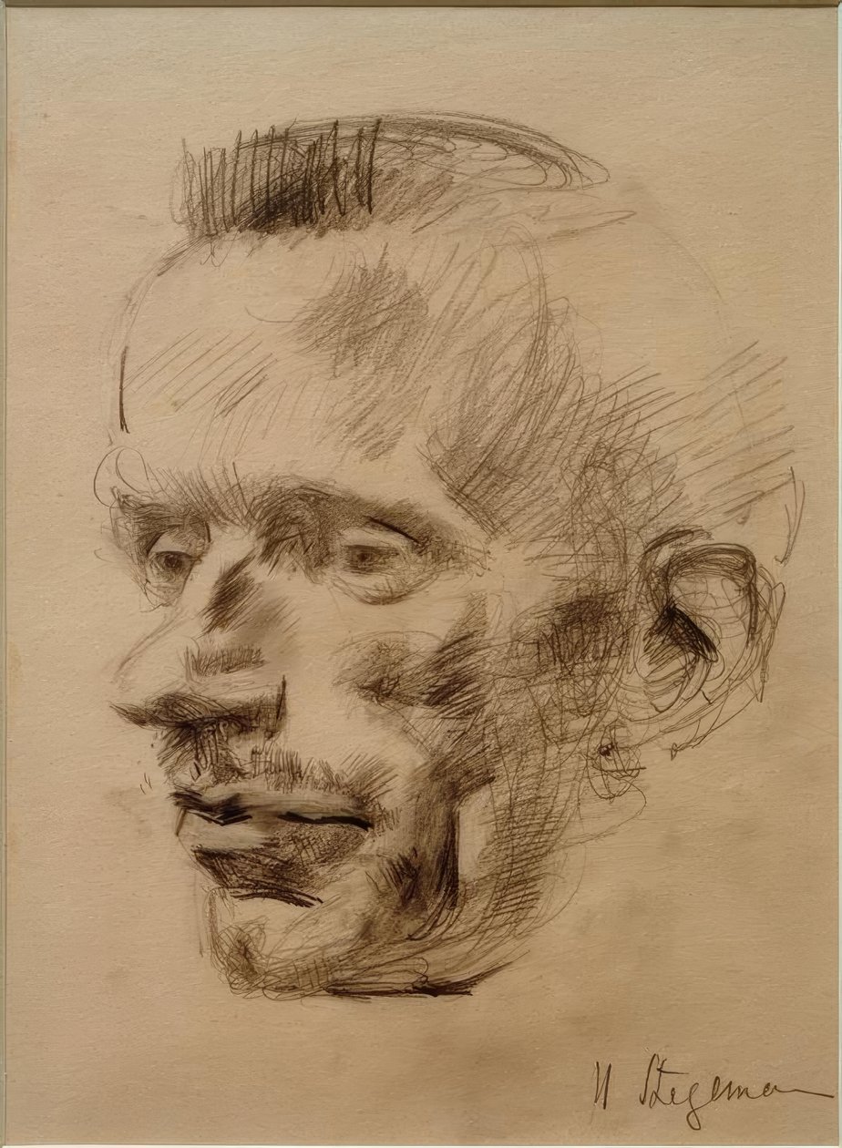 Portrait of Wilhelm Werner, circa 1926 by Heinrich Stegemann