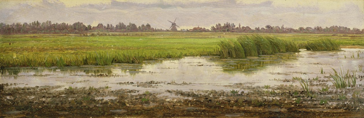 The upper reaches of the Alster, c.1834-35 by Heinrich Stuhlmann