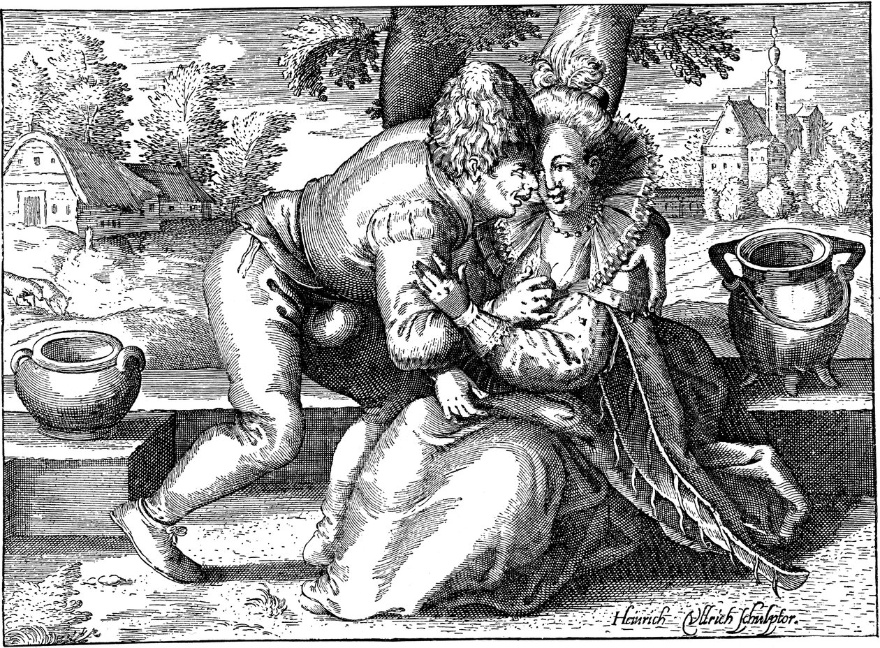 Lovelorn Peasant by Heinrich Ullrich