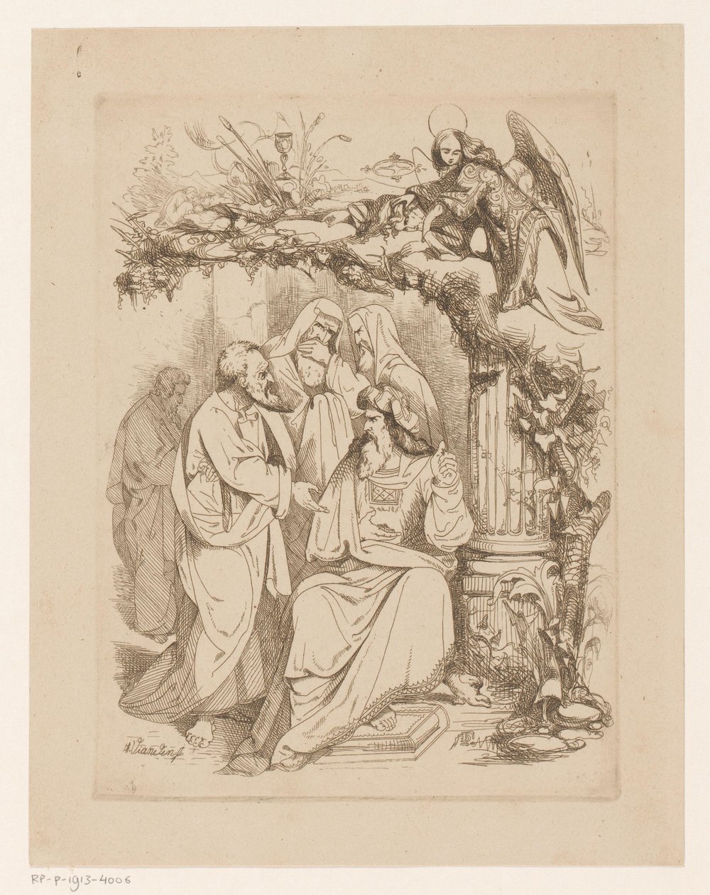 Judas Iscariot with the High Priests (Avarice) (Capital Sins and the Fall of Man) by Heinrich Vianden