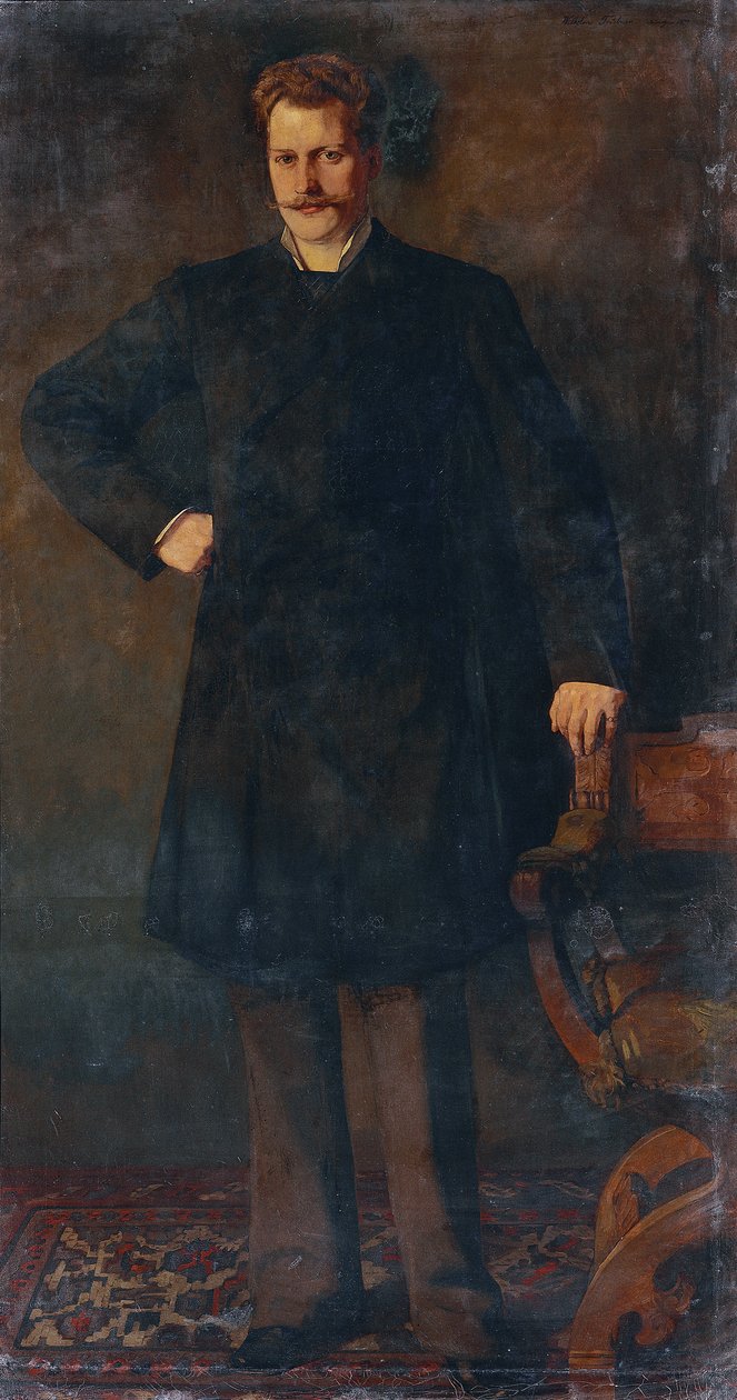 Portrait of the Opera Singer Theodor Reichmann, 1879 by Heinrich Wilhelm Trübner