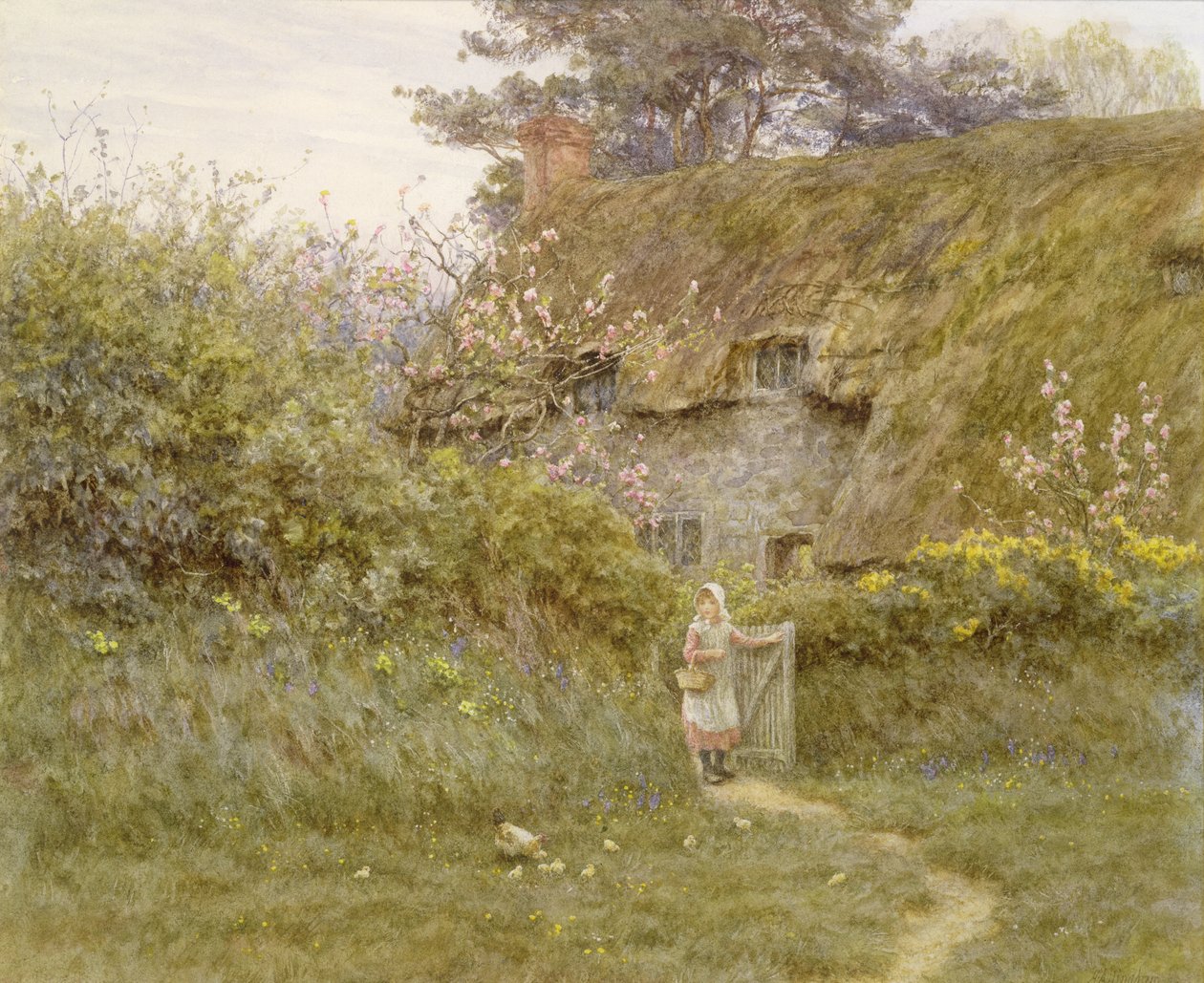 Springtime by Helen Allingham