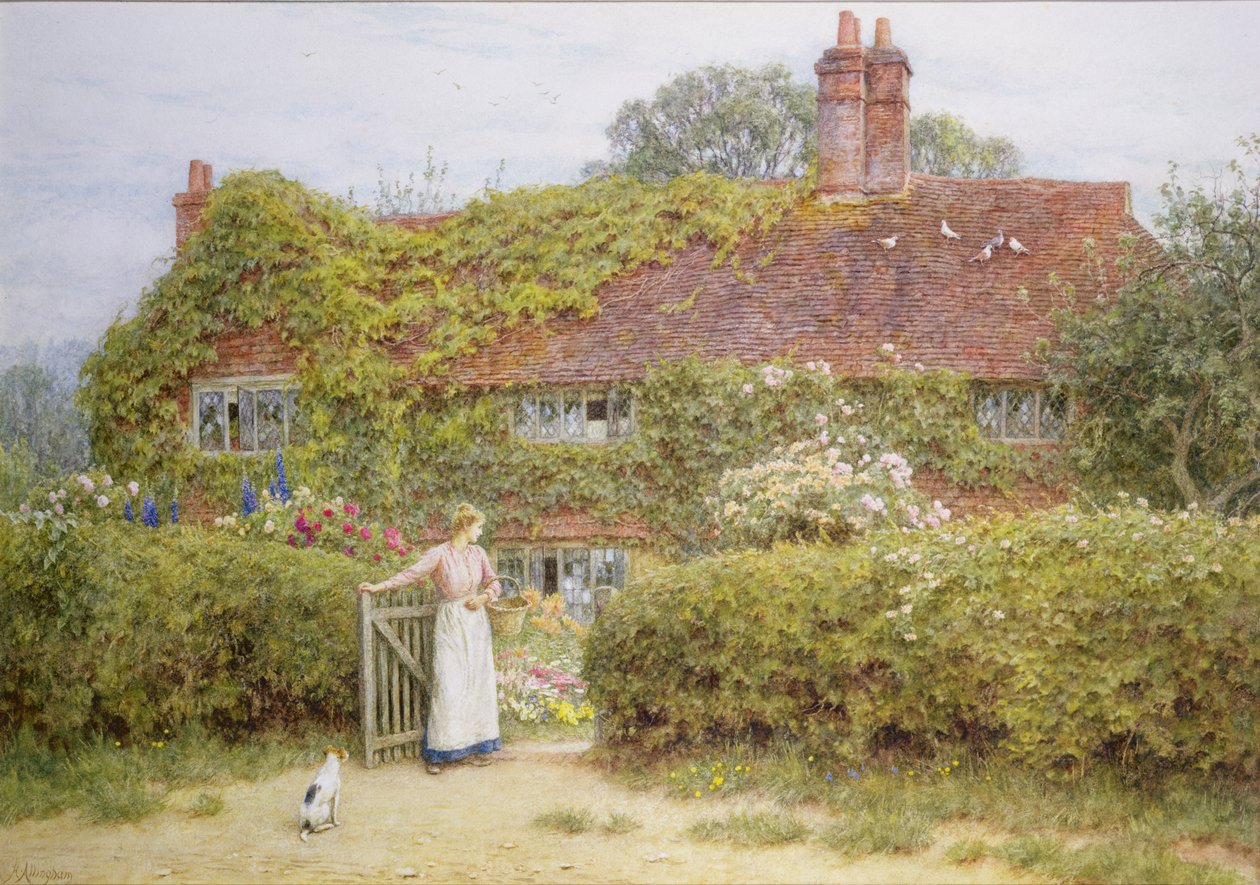 Surrey Cottage by Helen Allingham