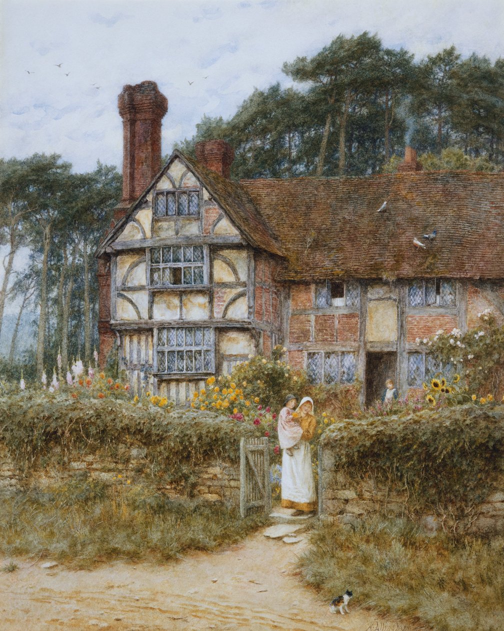 Unstead Farm, Godalming by Helen Allingham