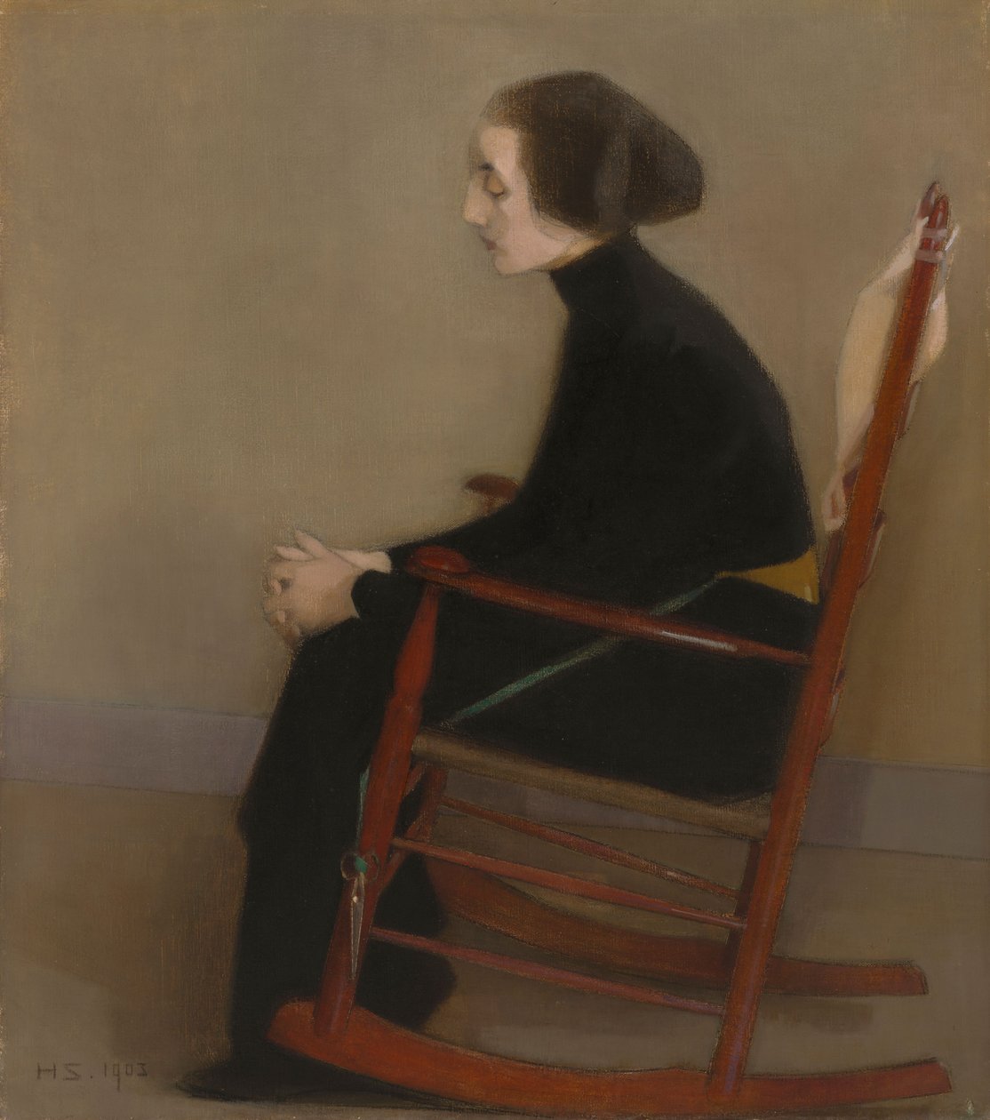 The Seamstress (The Working Woman) by Helene Schjerfbeck