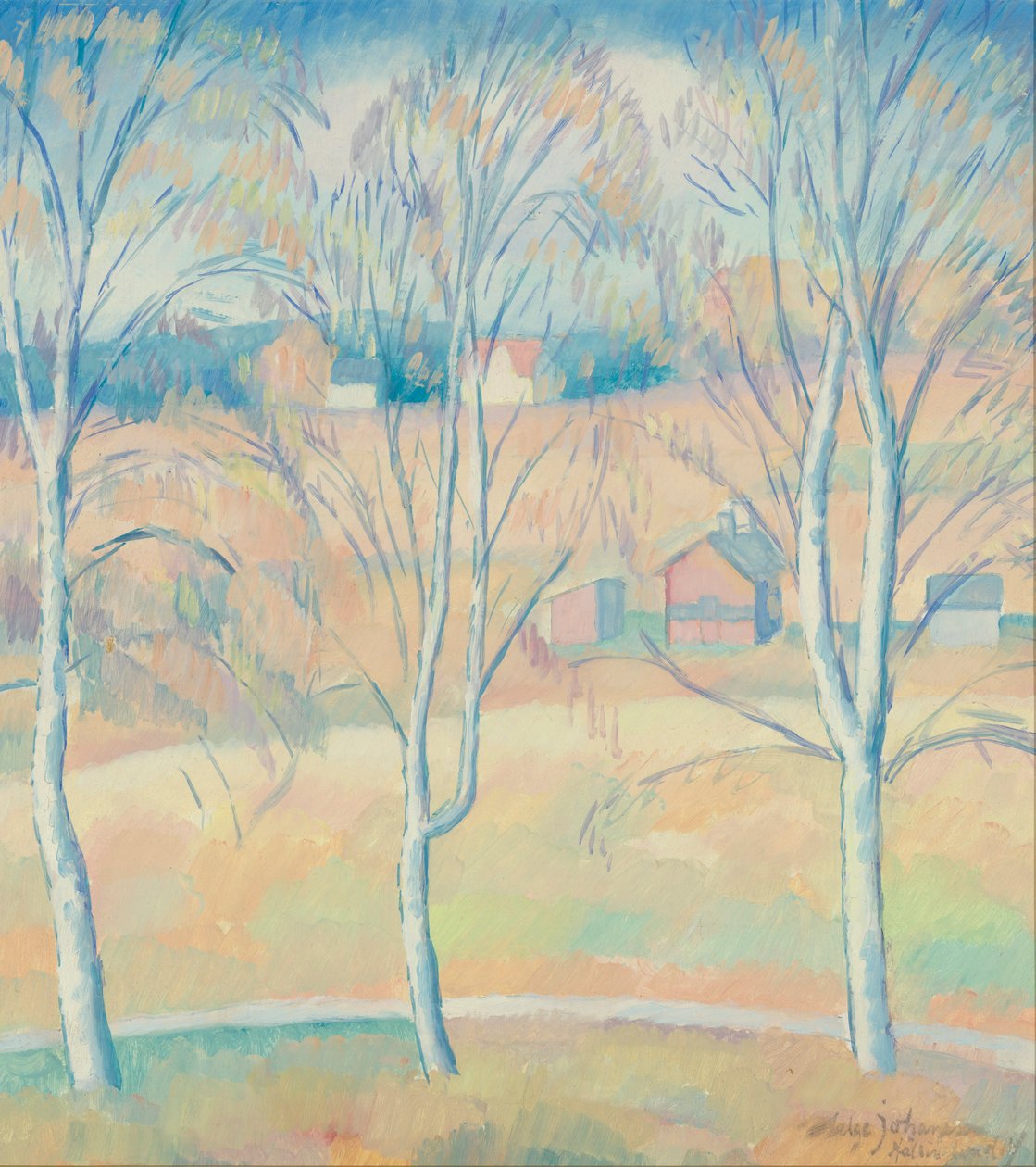 Spring Landscape Halsingland by Helge Johansson