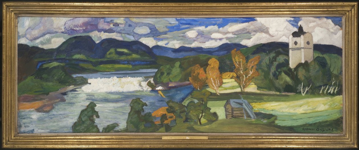 View of Ragunda, Jämtland by Helmer Osslund