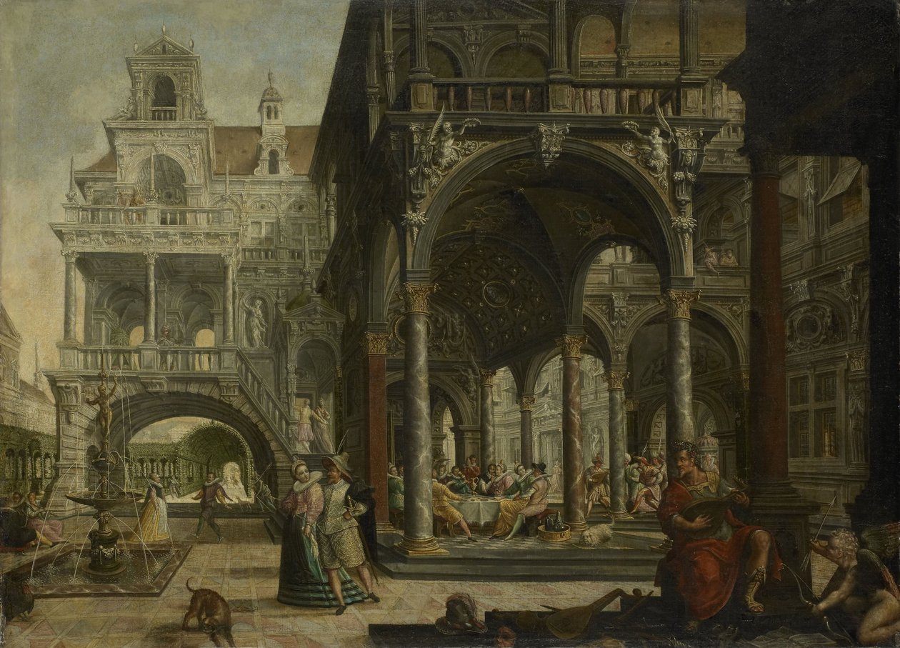 Imaginary Renaissance Palace by Hendrick Aerts