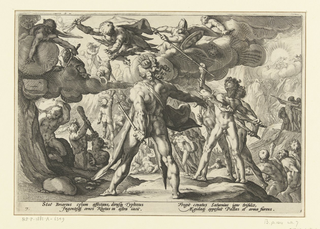 Attack of the Giants on the World of the Gods (Ovid