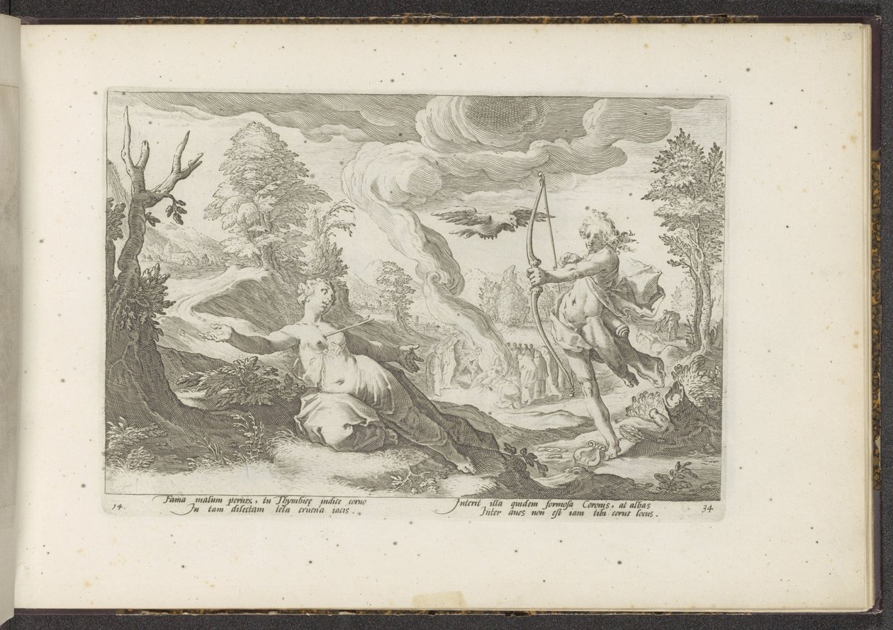 Apollo Kills Coronis (Ovid