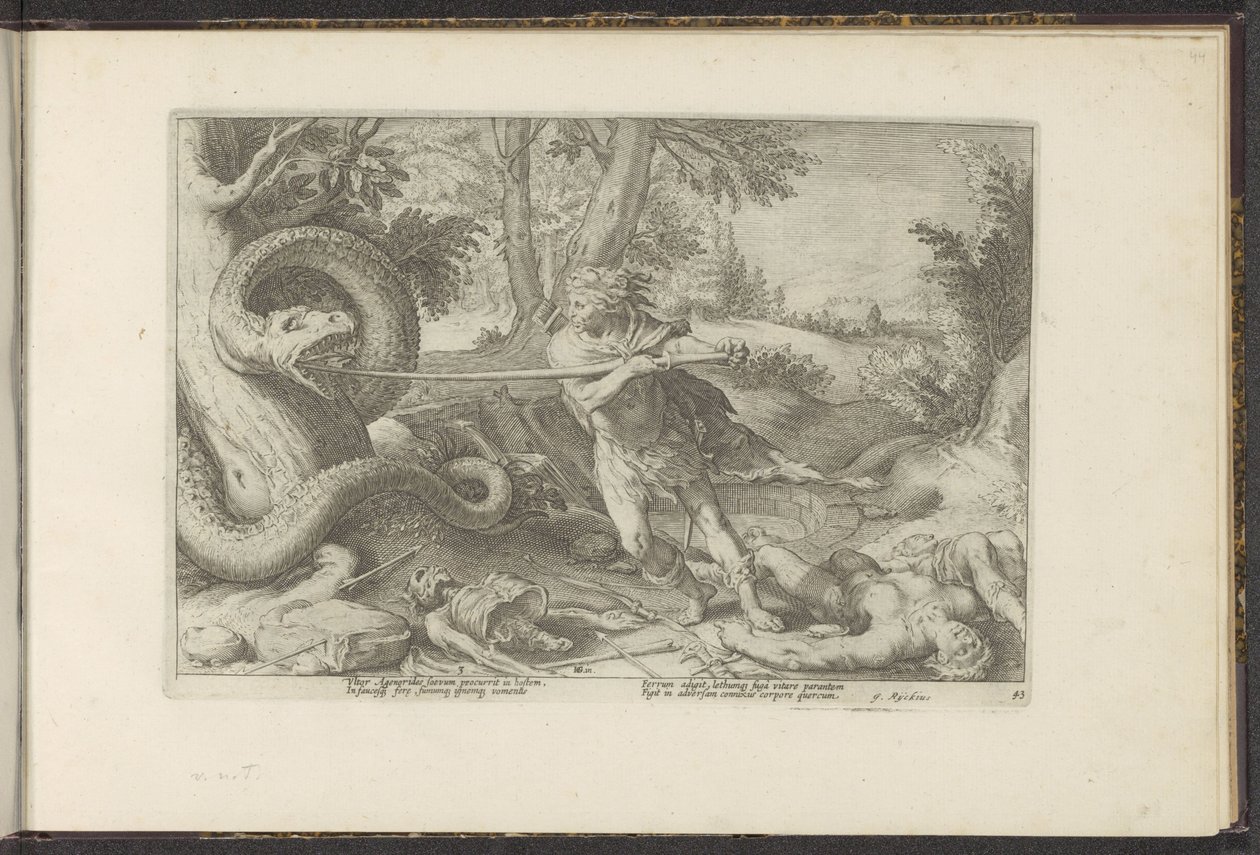 Cadmus Kills the Dragon (Ovidius