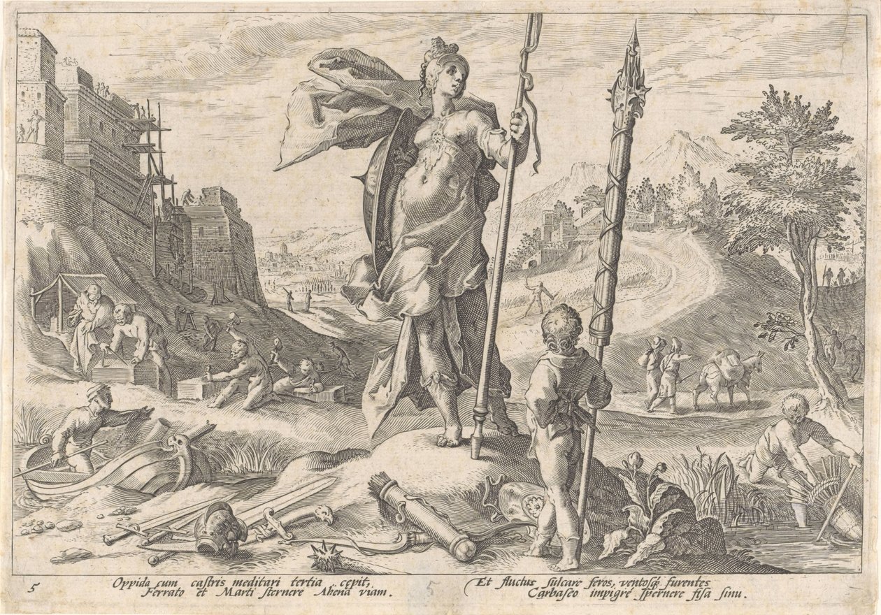 The Bronze Age (Metamorphoses of Ovid) by Hendrick Goltzius (workshop of)