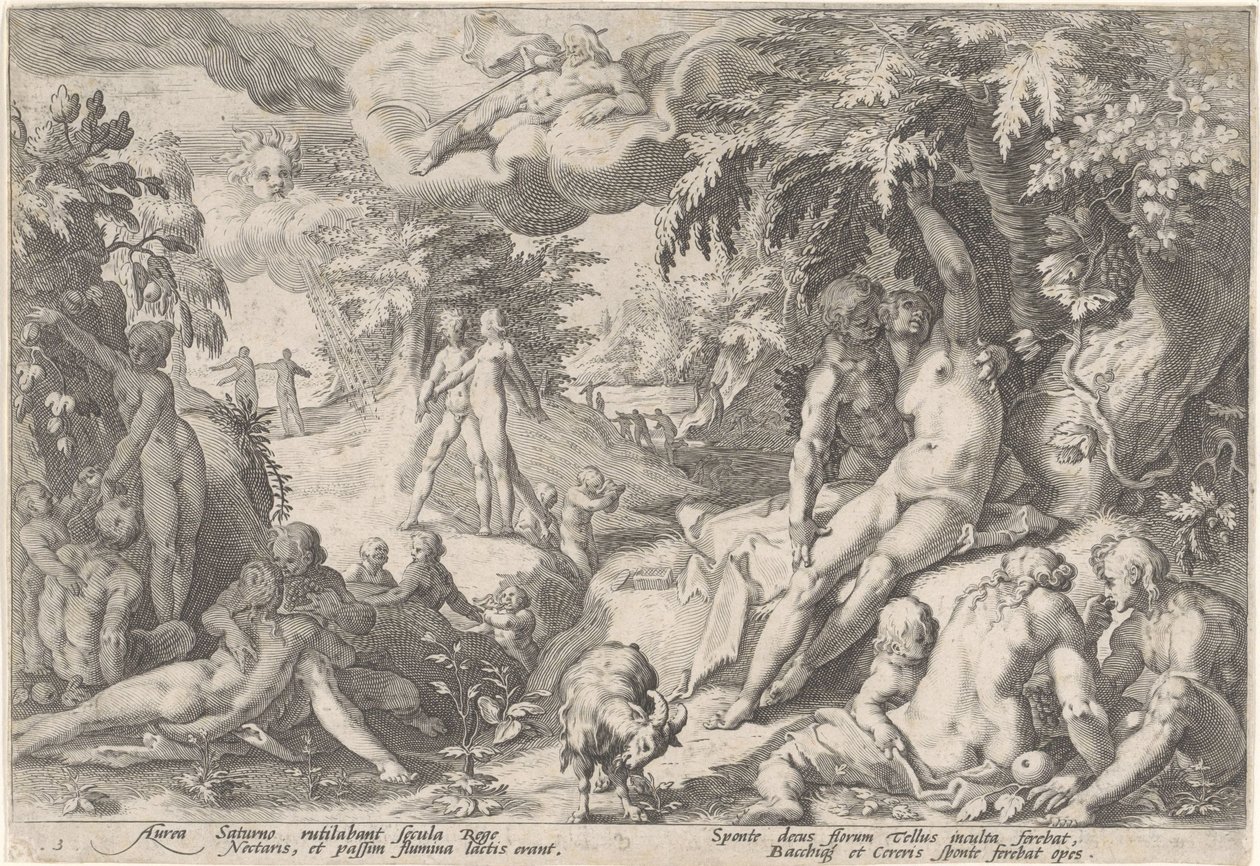 The Golden Age by Hendrick Goltzius (workshop of)