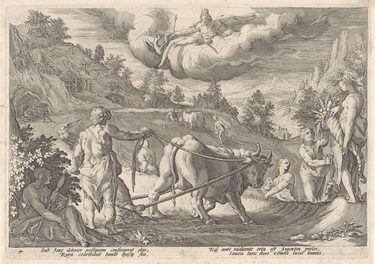 The Silver Age by Hendrick Goltzius (workshop of)