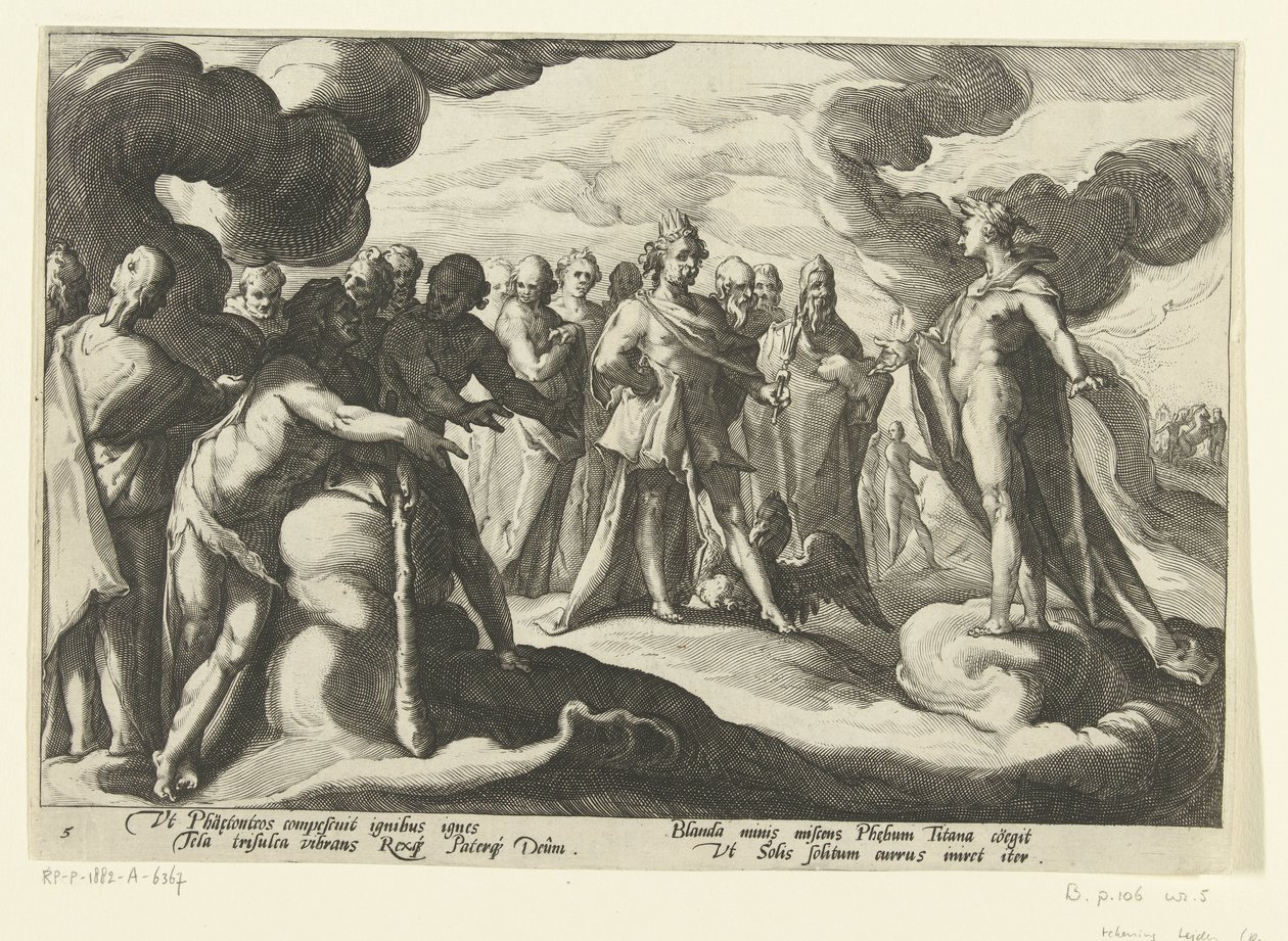 Gods Ask the Sun God to Ride His Chariot Again (Ovid