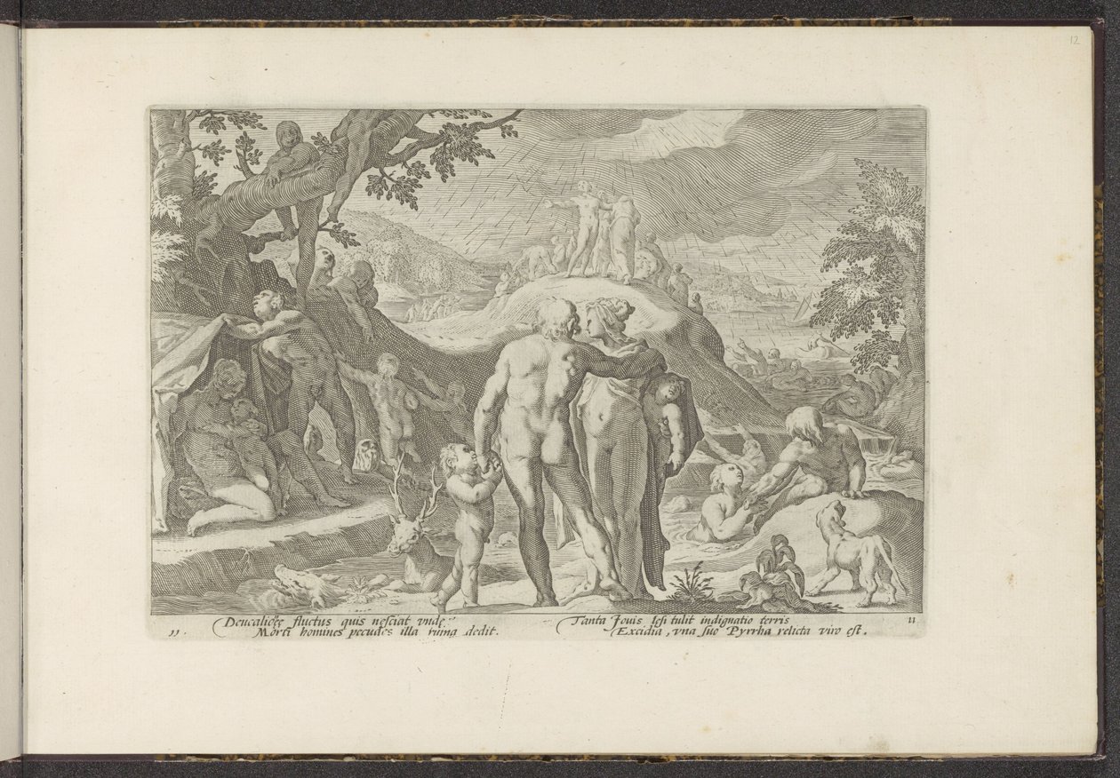 Flood of Deucalion by Hendrick Goltzius (workshop of)