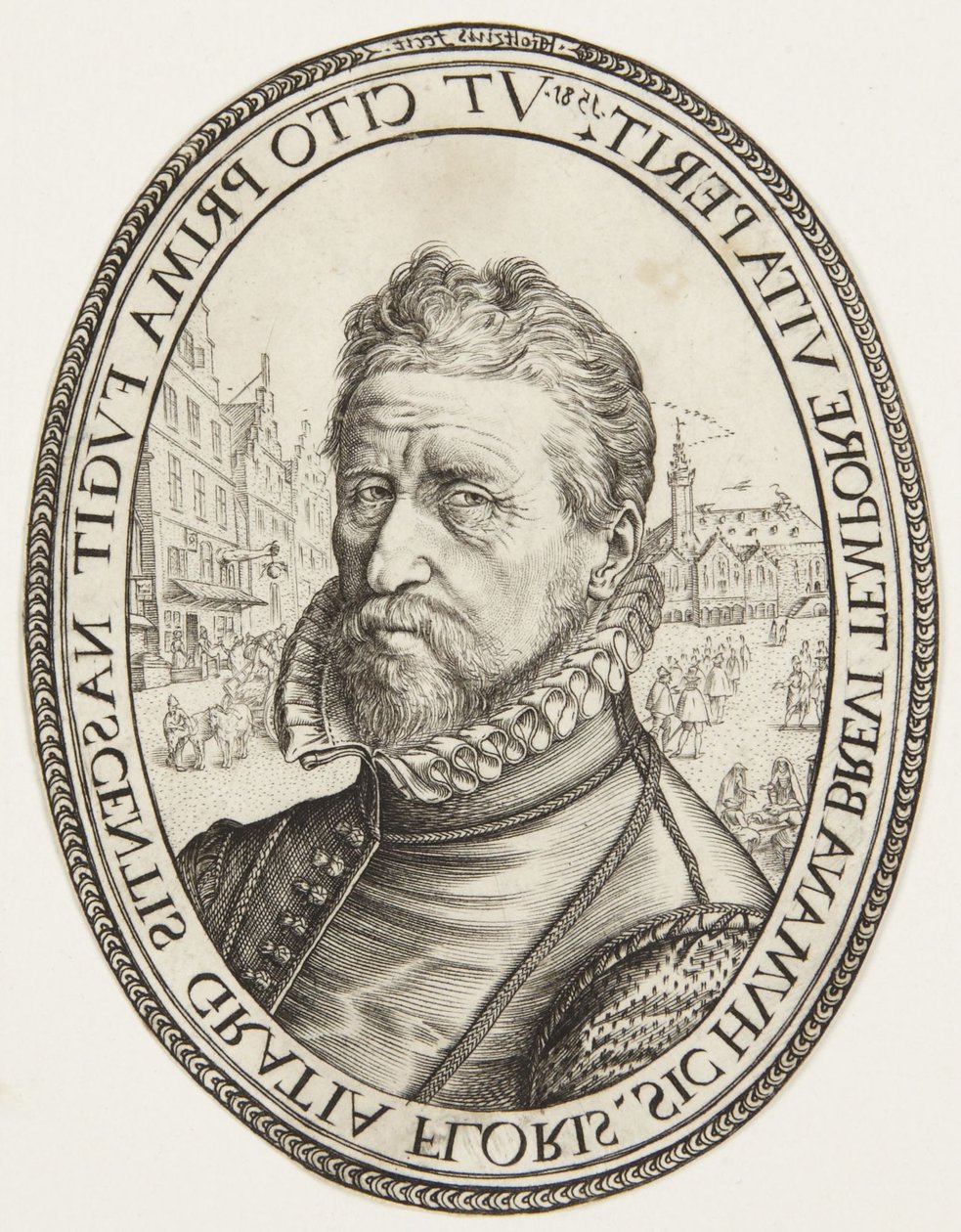 Allaert Fransz. Schatter by Hendrick Goltzius