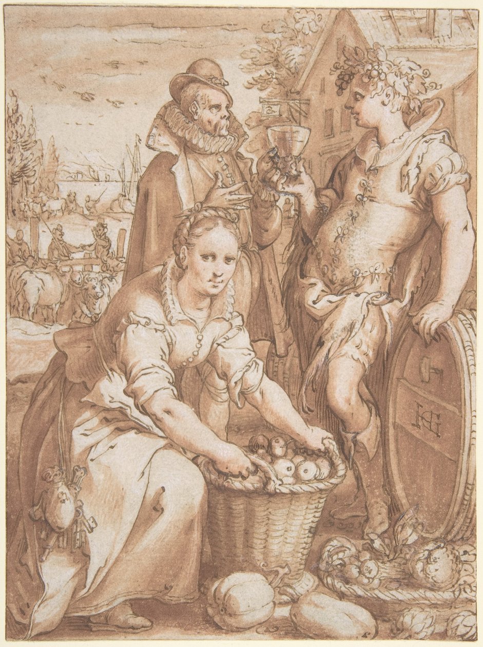 Autumn; Study for an Engraving by Hendrick Goltzius